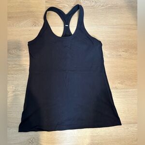 Black Lululemon racer back tank